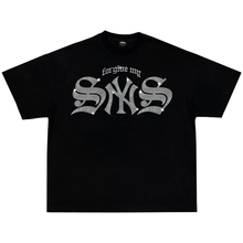 Load image into Gallery viewer, SYNS RHINESTONE OG TEE BLACK
