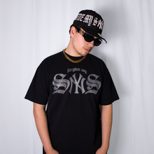 Load image into Gallery viewer, SYNS RHINESTONE OG TEE BLACK
