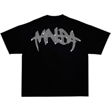 Load image into Gallery viewer, MNDA RHINESTONE TEE BLACK
