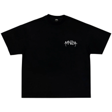 Load image into Gallery viewer, MNDA RHINESTONE TEE BLACK
