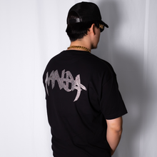 Load image into Gallery viewer, MNDA RHINESTONE TEE BLACK
