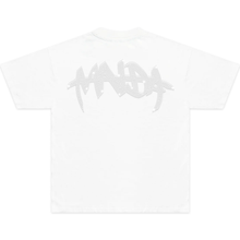 Load image into Gallery viewer, MNDA RHINESTONE TEE WHITE
