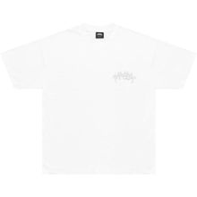 Load image into Gallery viewer, MNDA RHINESTONE TEE WHITE
