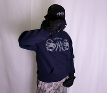 Load image into Gallery viewer, SYNS RHINESTONE HOODIE NAVY
