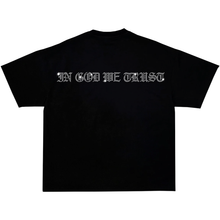 Load image into Gallery viewer, ROSARY RHINESTONE TEE BLACK

