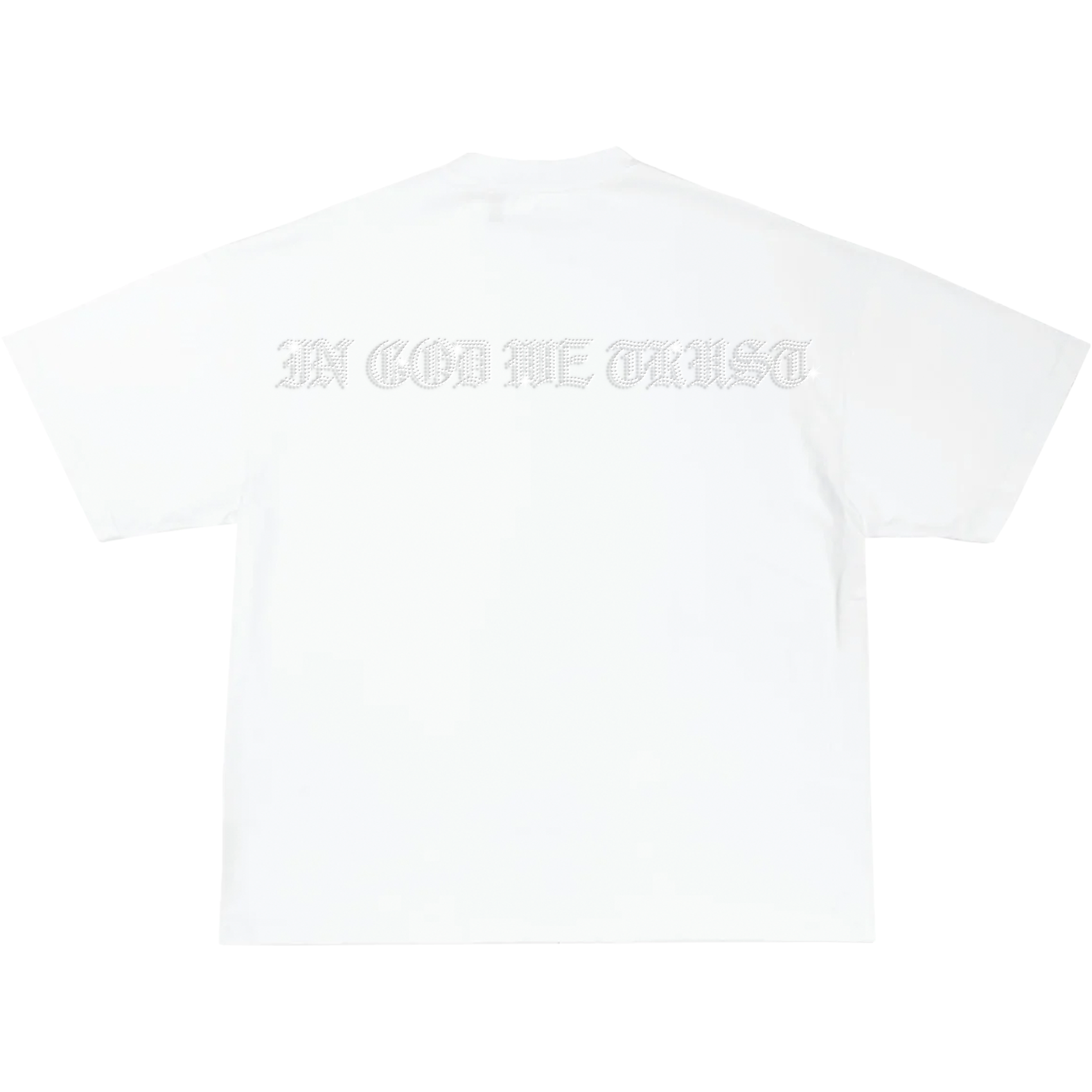 ROSARY RHINESTONE TEE WHITE