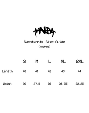 Load image into Gallery viewer, MNDA RHINESTONE SWEATPANTS OG
