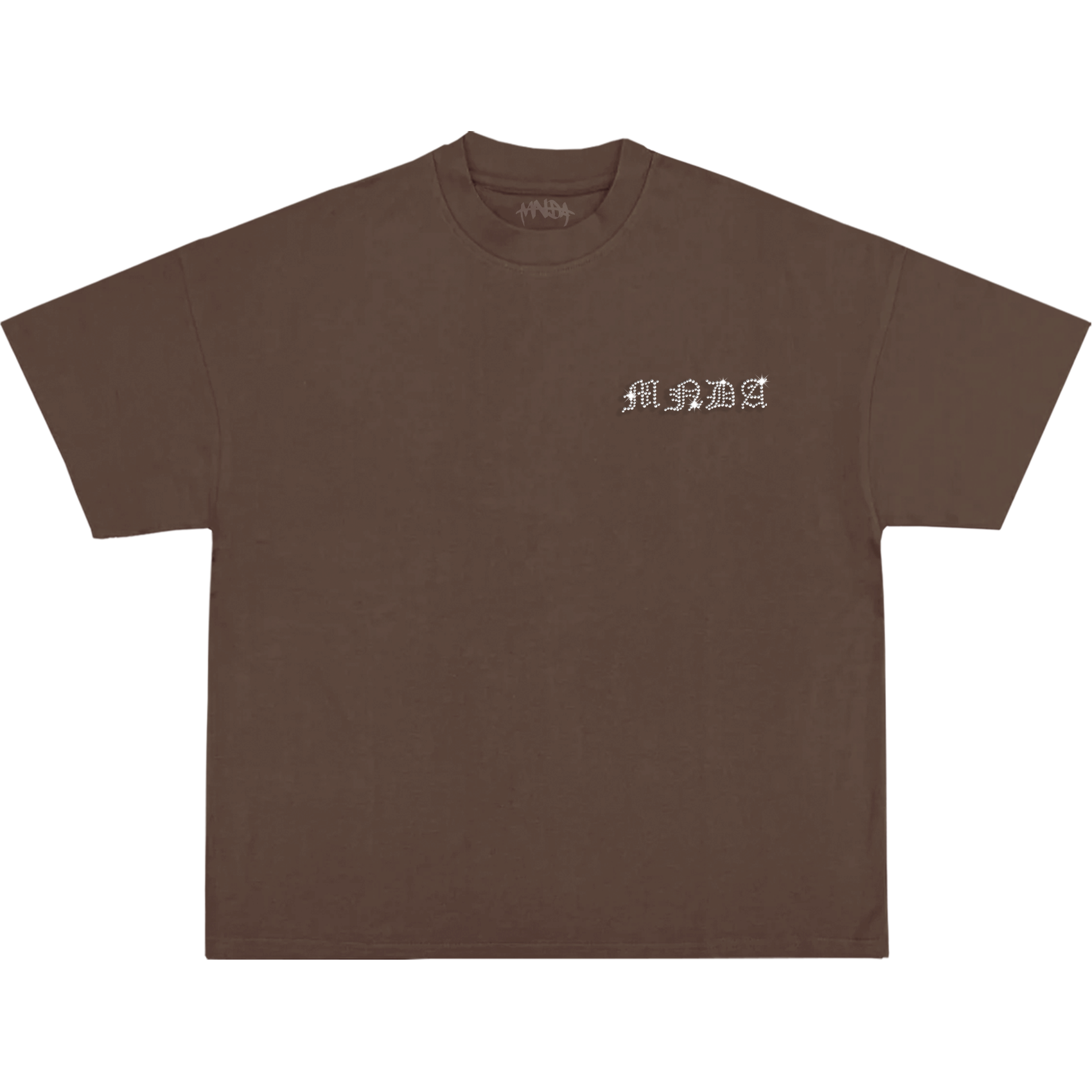 WORLD GOES ROUND TEE MOCHA